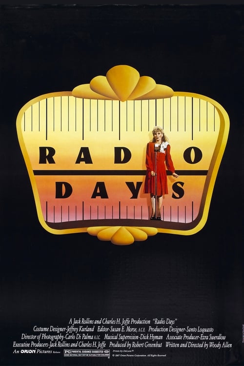 Grootschalige poster van Radio Days