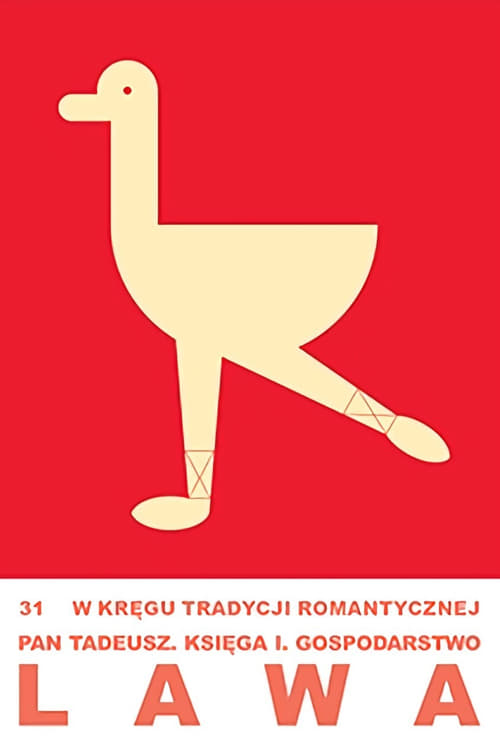Poster Pan Tadeusz. Księga I. Gospodarstwo 1980