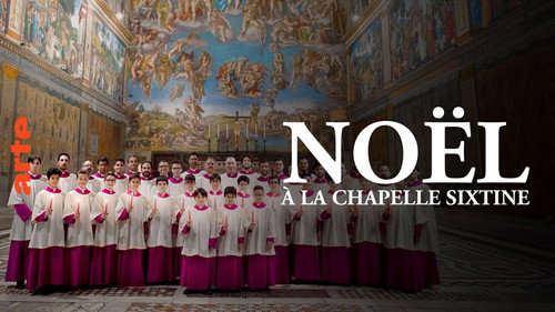 Noel a la chapelle Sixtine Backdrop Blur