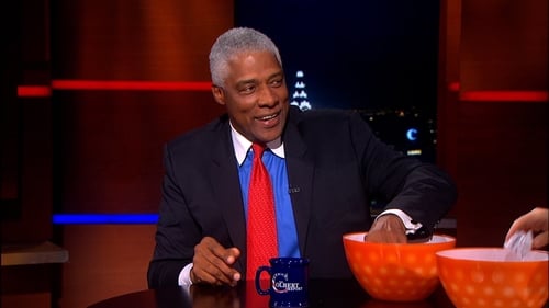 Escena del episodio 18 de la temporada 10 de la serie The Colbert Report