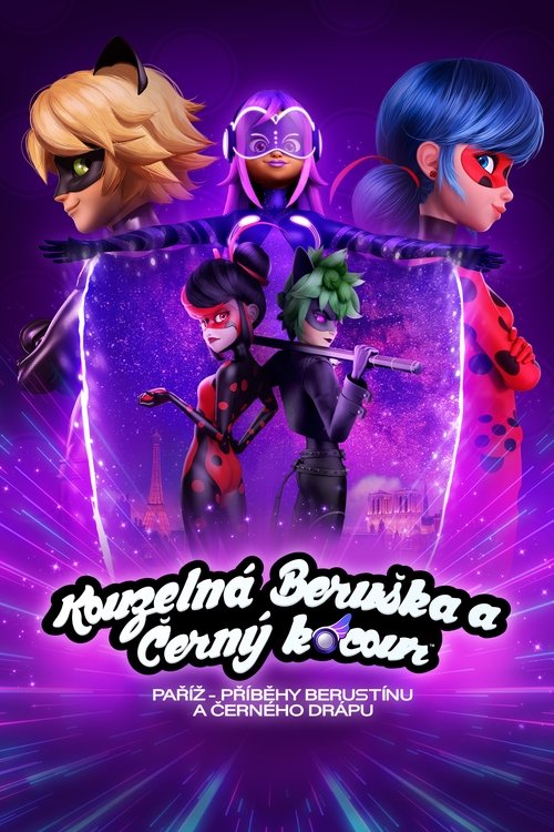 Plakát filmu MIRACULOUS WORLD: PARIS, TALES OF SHADYBUG AND CLAW NOIR