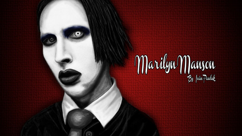 Marilyn Manson at Rock am Ring 2003 Backdrop Blur