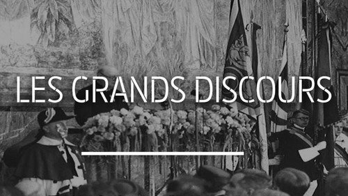 Les Grands Discours Backdrop Blur