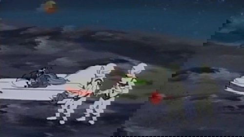 A Scary Duel with a Cartoon Ghoul Still
