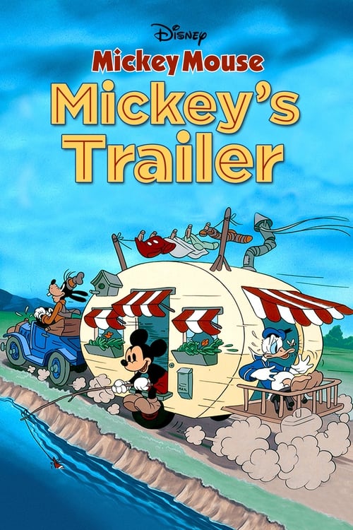 Goofy's in the driver's seat, Mickey's in the kitchen, and Donald's in bed in Mickey's high-tech house trailer. When Goofy comes back to eat breakfast, leaving the car on autopilot, it takes them onto a dangerous closed mountain road. When Goofy realizes this, he accidentally unhooks the trailer, sending it on a perilous route. They come very close to disaster several times, while the oblivious Goofy drives on and hooks back up to them.