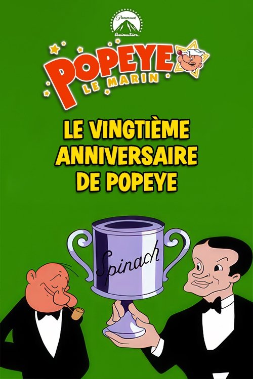 Le 20ème anniversaire de Popeye Poster