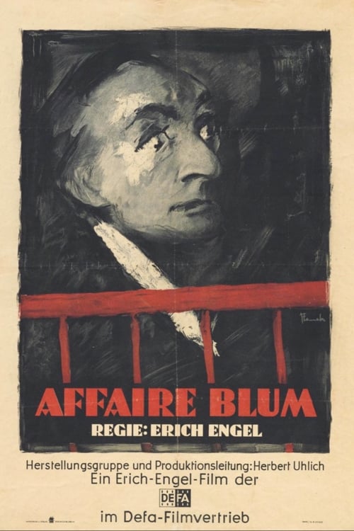 The Blum Affair Movie Poster Image