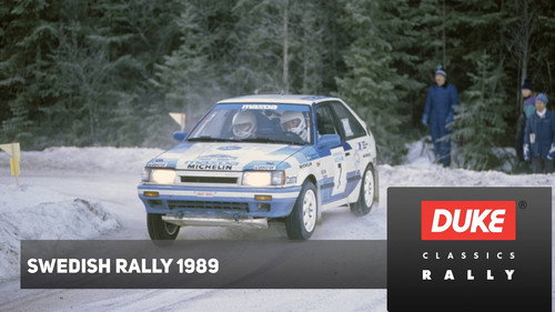 Rally Sweden 1989 Backdrop Blur