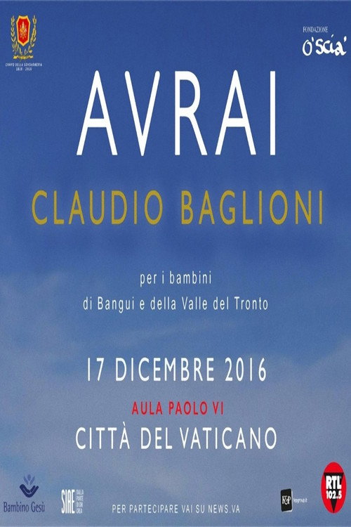 Claudio Baglioni - Avrai - Aula Paolo VI in Vaticano
