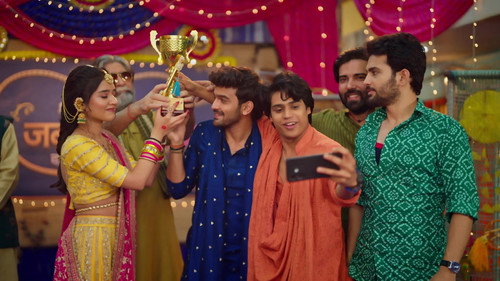 Triumph of Krishna and Sangam