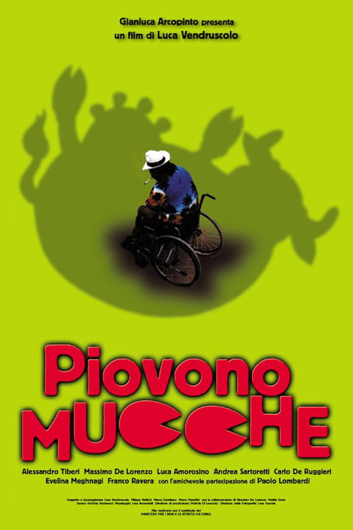 Piovono mucche poster