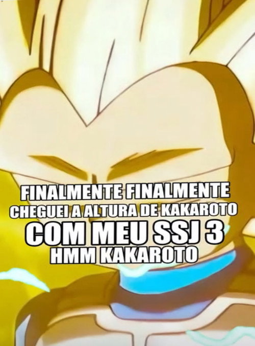 Vegeta finalmente alcanca o SSJ 3