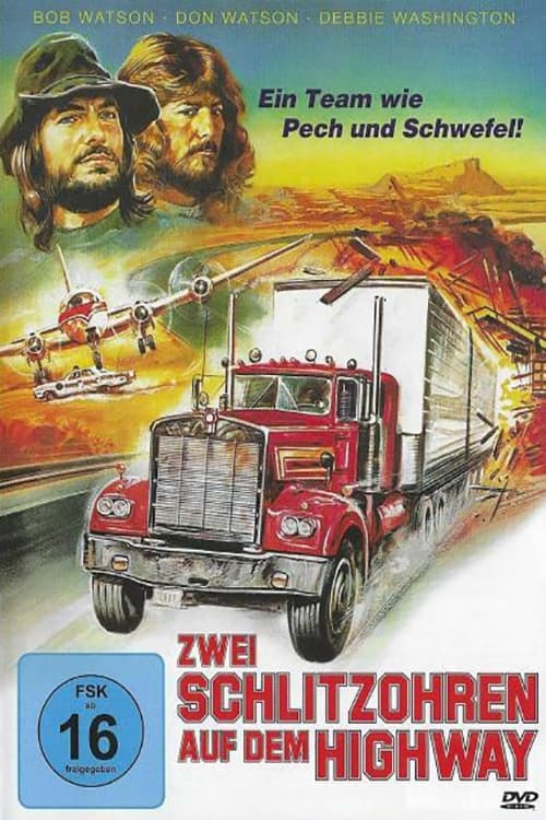 Zwei Schlitzohren auf dem Highway poster