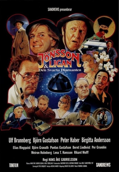 Jönssonligan & den svarta diamanten movie poster player