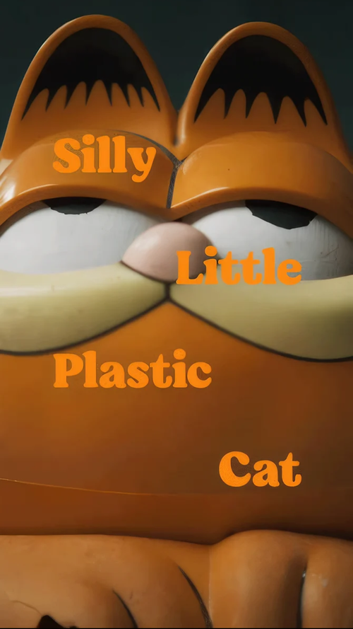 Silly Little Plastic Cat