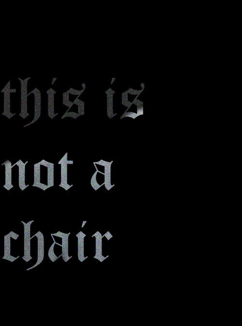 thisisnotachair