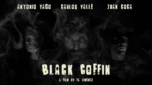 Black Coffin Backdrop Blur