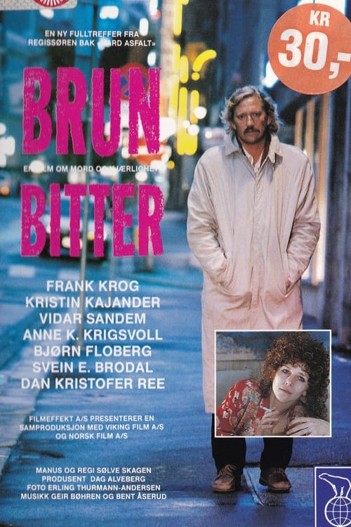 Poster Brun bitter 1988