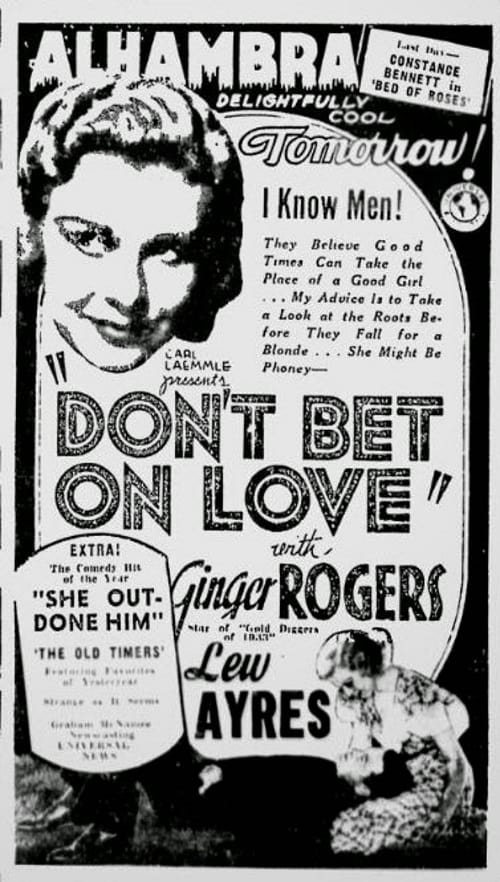 Don't Bet on Love Movie Poster Image