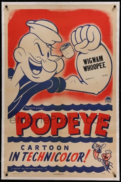 Popeye The Sailor: Wigwam Whoopee 1948