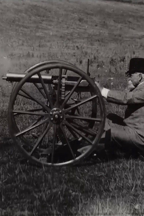 Póster oficial de Hiram Maxim and His Quick-firing Gun (1897)