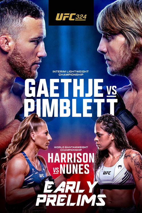 UFC 324: Gaethje vs. Pimblett poster