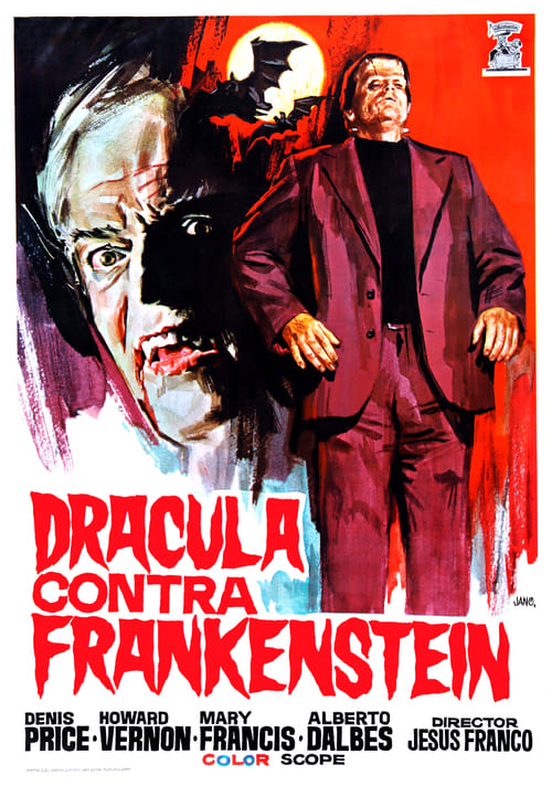 Dracula contra Frankenstein (1972) poster
