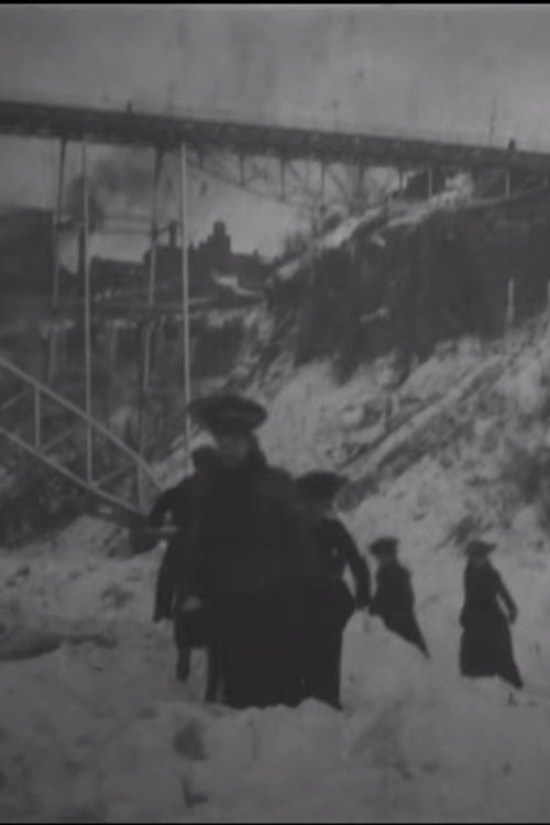 Crossing Ice Bridge at Niagara Falls (1904)