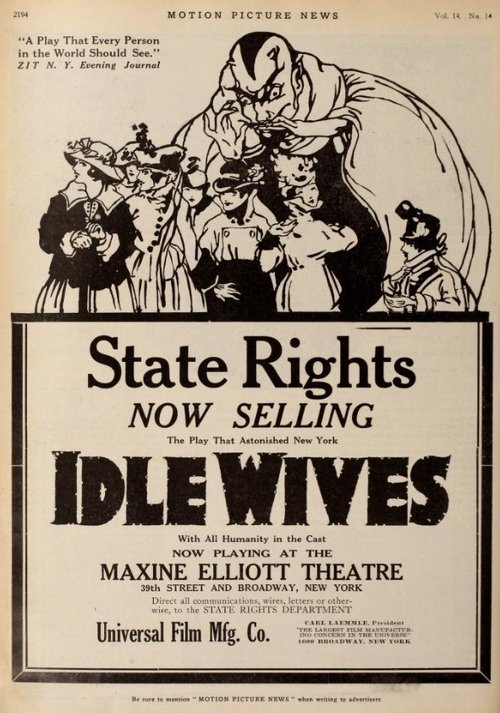 Idle Wives movie poster player