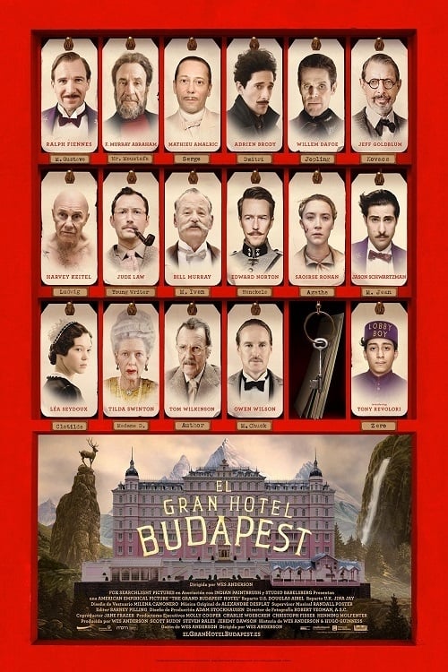 El gran hotel Budapest 2014