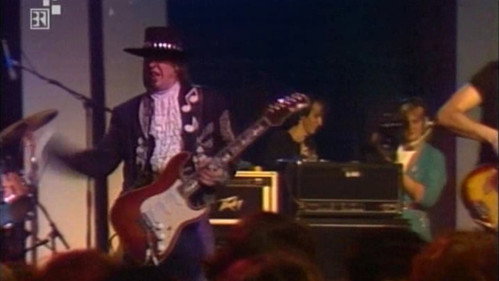 Stevie Ray Vaughan live at Munich Backdrop Blur