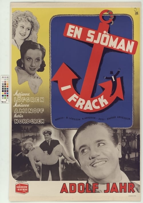 En sjöman i frack (1942) poster