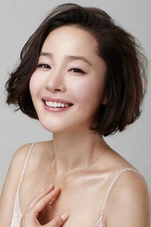 Grootschalige poster van Uhm Ji-Won 