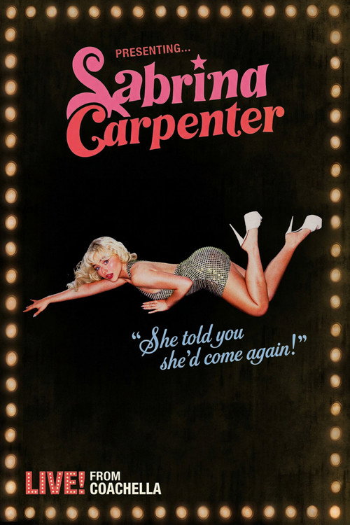 Sabrina Carpenter - Live from Coachella poster