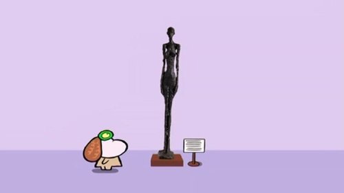 1 minute in a museum