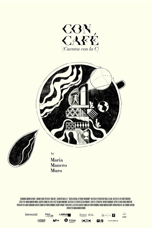 Póster oficial de Con Café (Cuentos con la C)