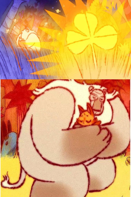 The Old Lion And The Little Cat