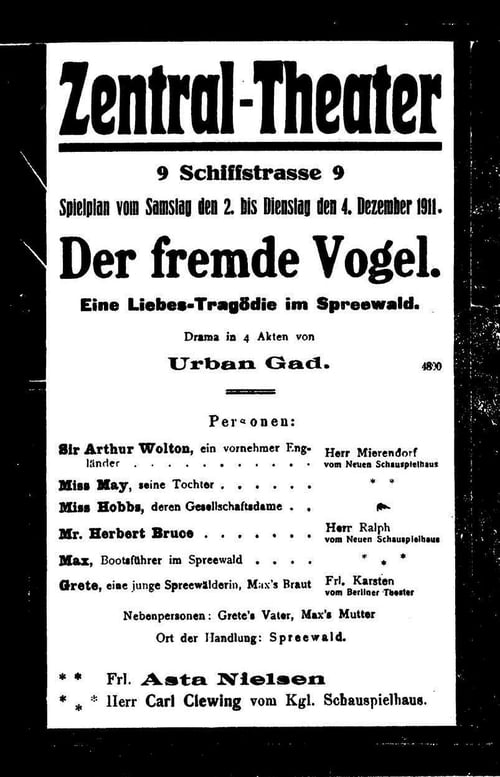 Poster Der fremde Vogel 1911