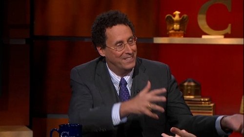 Escena del episodio 25 de la temporada 9 de la serie The Colbert Report
