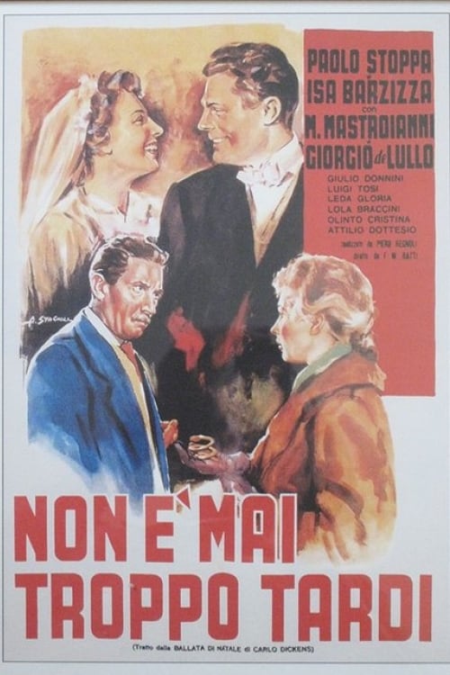 Poster Non è mai troppo tardi 1953