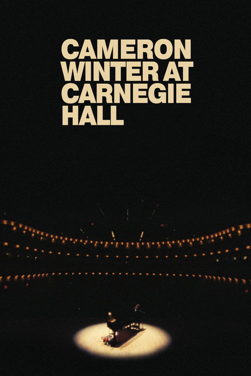 Cameron Winter at Carnegie Hall poster