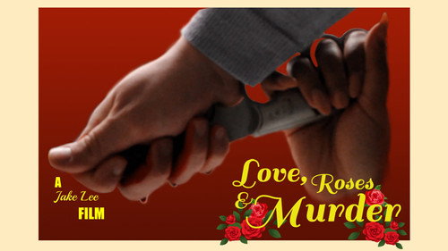 Love, Roses & Murder Backdrop Blur