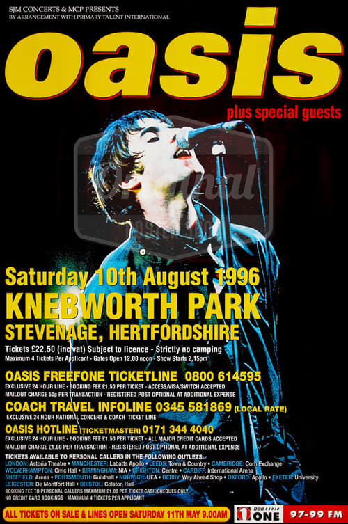 Oasis Live at Knebworth 1996