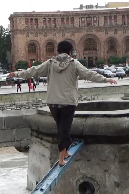 Fountain action. Police threaten citizen with psychiatric ward official trailer poster