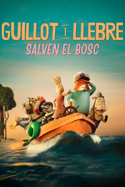 Cartell de Guillot i Llebre salven el bosc