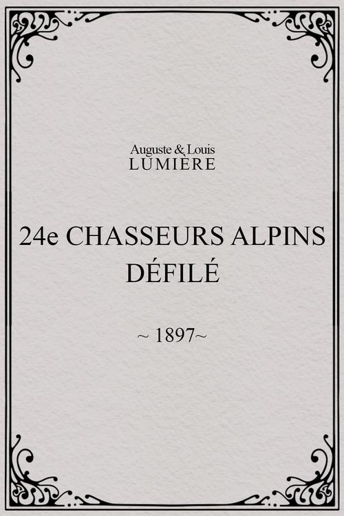 24ème chasseurs alpins : défilé