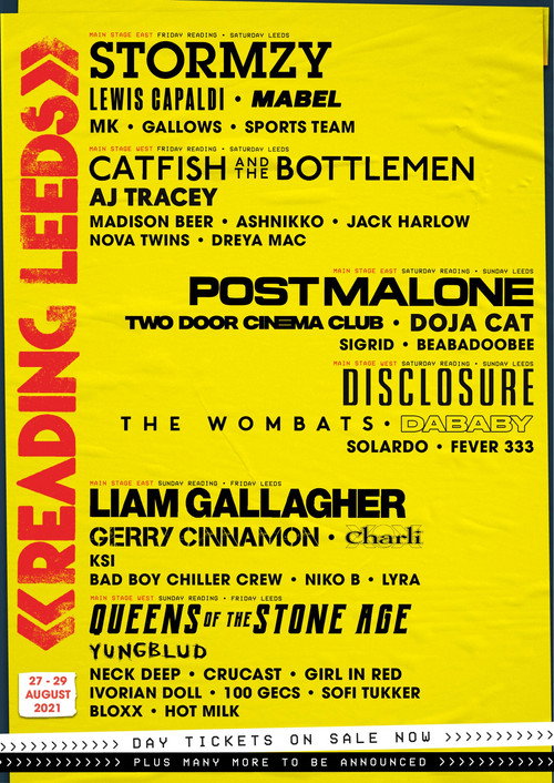 Reading + Leeds Festival 2021