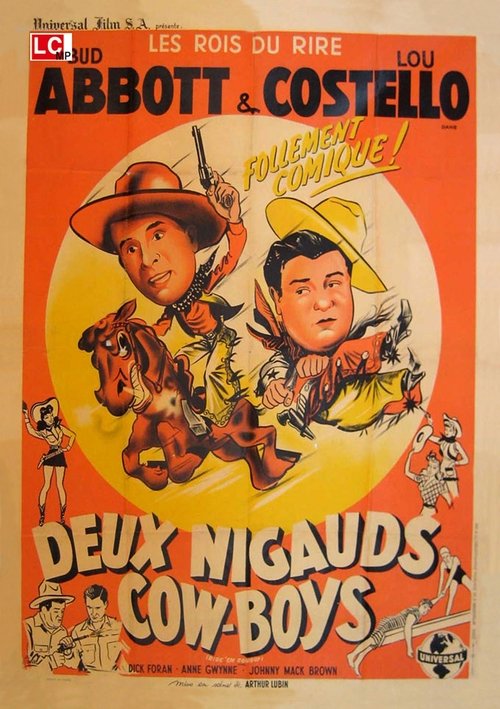 Deux nigauds cow-boys movie poster player