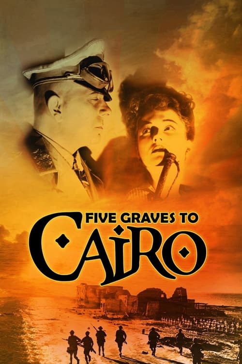 Poster Five Graves to Cairo 1943