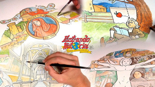 Ilustrando História — Backdrops 1